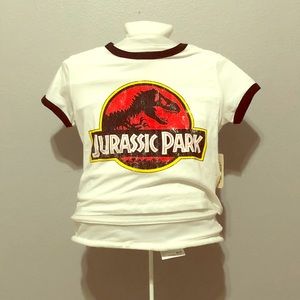 Jurassic Park Crop Top